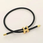 H Monogram Charm Bracelet