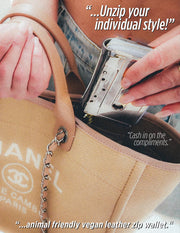 Retro 80 Cassette Tape Wallet in  Silver