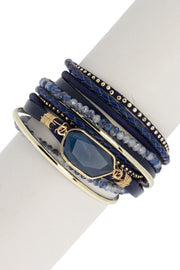 Endless Dream Bracelet with a Natural Stone