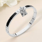 Stainless Steel Lock Bracelet