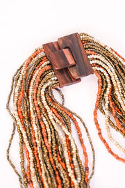 Sparkle Big Buck Necklace in Turqousie