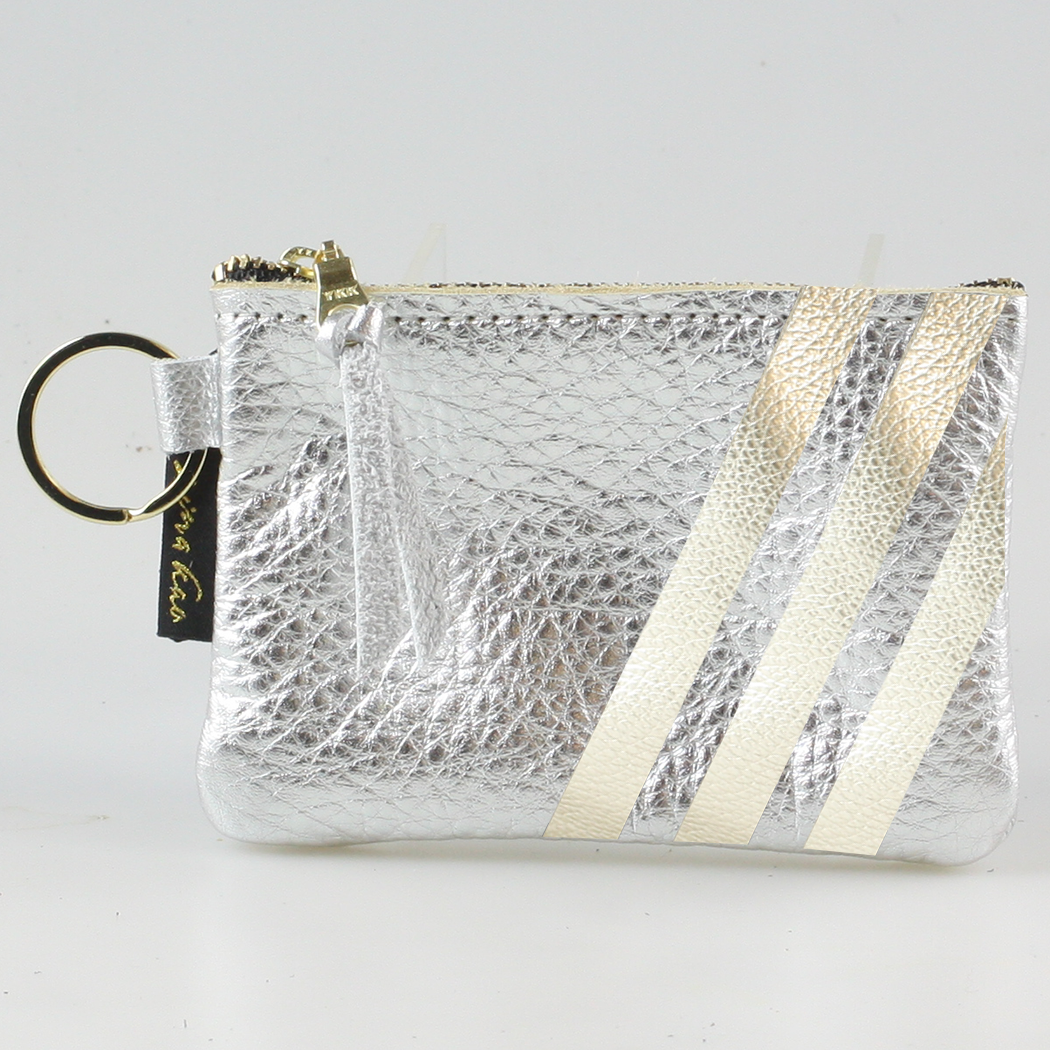 The Kara Wallet: 3 Side Stripes