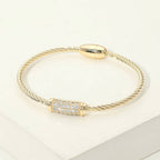 14K Gold Plated CZ Bracelet