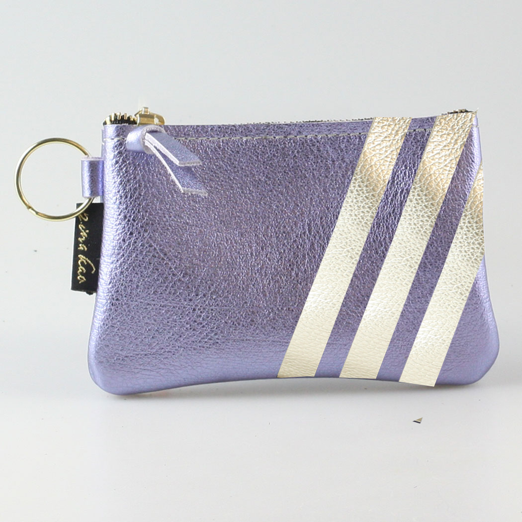 The Kara Wallet: 3 Side Stripes