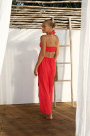 Giovanna Dress in Cherry 49066