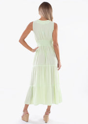 Gabbie Maxi Dress in Light Green