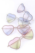 Rhinestone Heart Sunglasses
