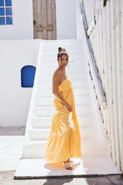 Mosley Maxi Dress in Tangerine