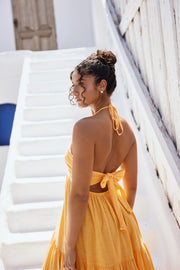 Mosley Maxi Dress in Tangerine