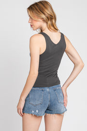 Elsa Tank in Slate