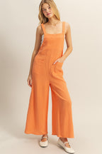 Capri Jumpsuit in Orange