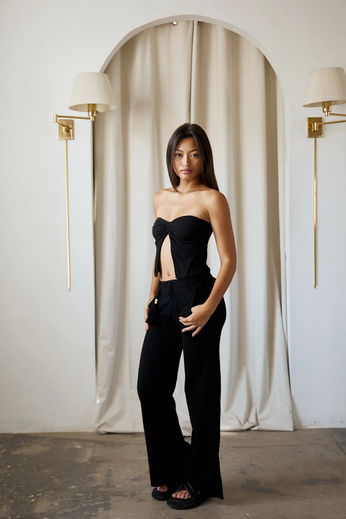Palmway Pants in Black