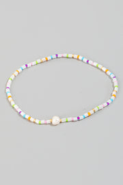 Beaded Pearl Bracelet