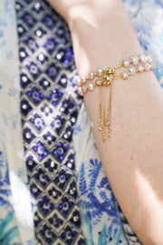 Beach Pebbles Pearl Bracelet