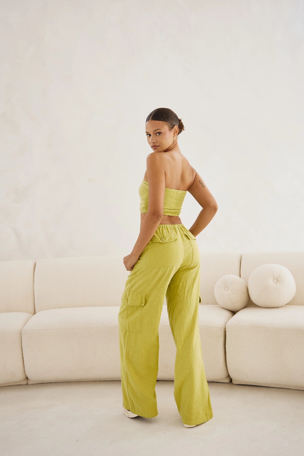 Jaci Top in Pistacio