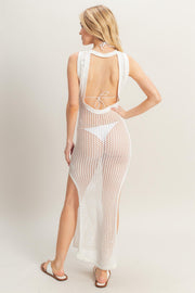 Delano Sweater Cover-Up in Ivory