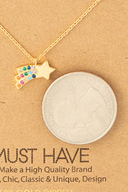 Rainbow Sparkle Necklace