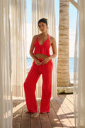 Olivia Top in Cherry