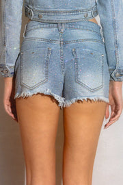 Roxy Denim Shorts in Blue