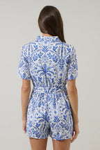 Romina Floral Romper