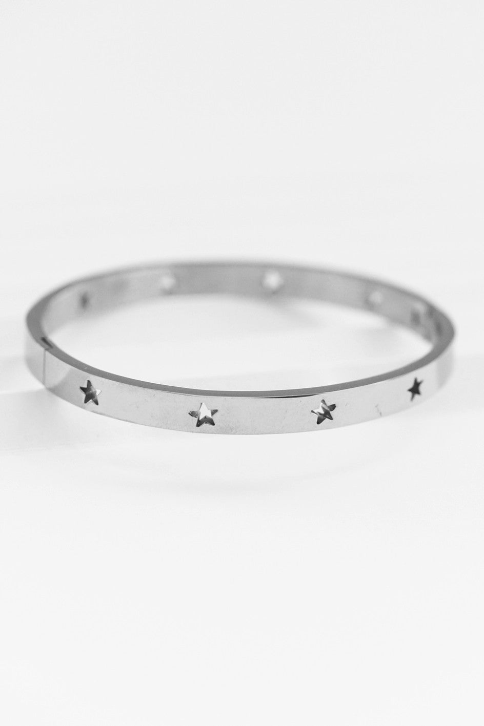 Waterproof Stainless Steel Bangle Stars