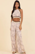 Nicky Leopard Printed Pants