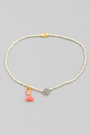 Gem & Tassel Bracelet