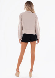 Cleo Jacket in Beige