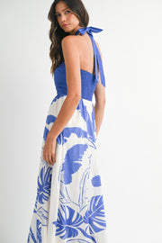 Natalie Palm Maxi Dress