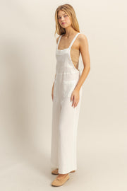 Capri Jumpsuit in White