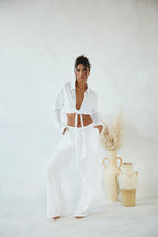 Chiara Pants in White 47200
