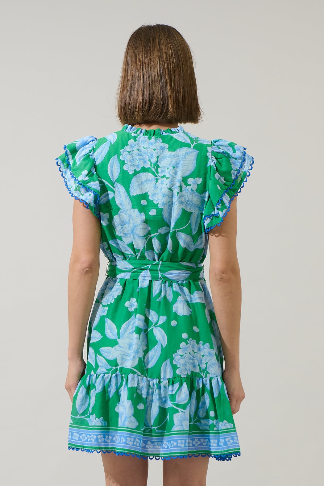 Zara Floral Mini Dress – hanger boutique