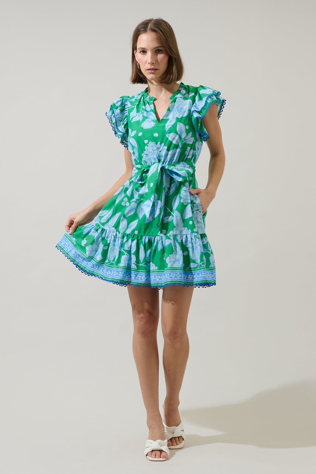 Zara Floral Mini Dress