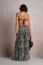 Zebra Pant in Black