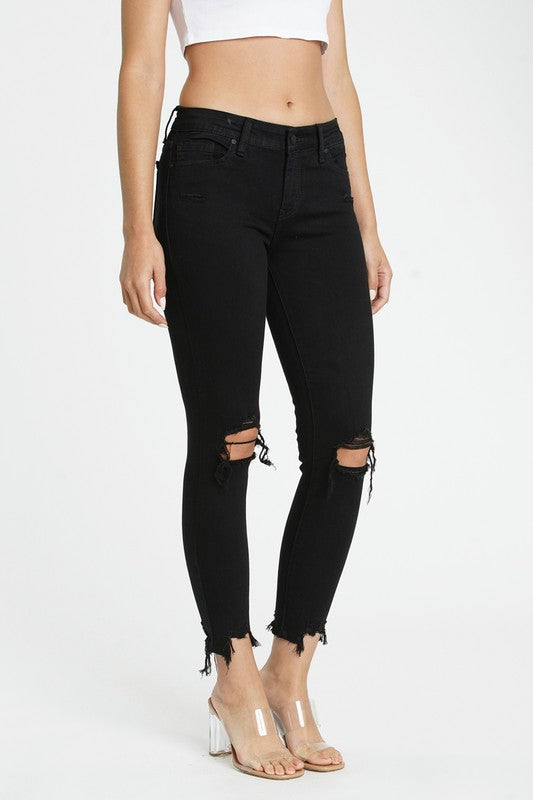 Josie Mid Rise in Black