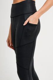 Jacey Black Moto Leggings
