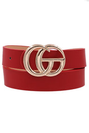 Fashion Belt in Red